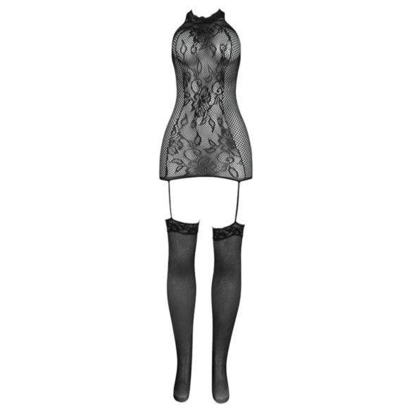 Adalet Nicole - csipkés necc szett - (fekete)