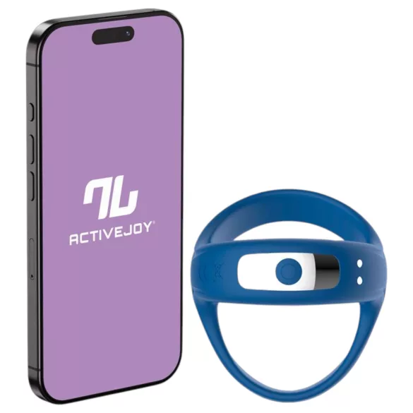 INTOYOU - okos, vibrációs pénisz-és heregyűrű (kék)