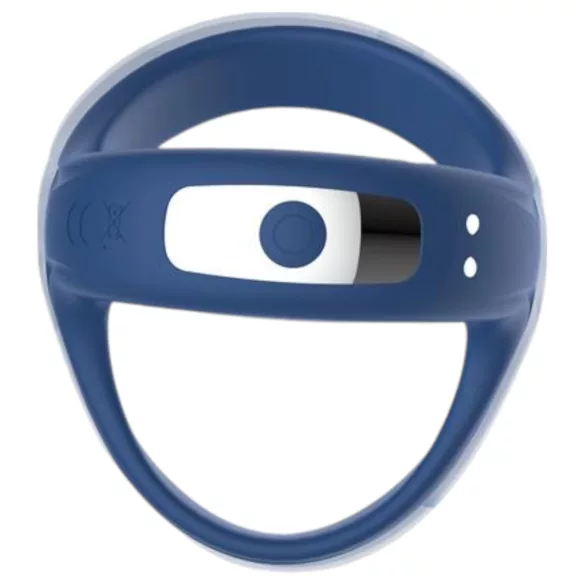 INTOYOU - okos, vibrációs pénisz-és heregyűrű (kék)