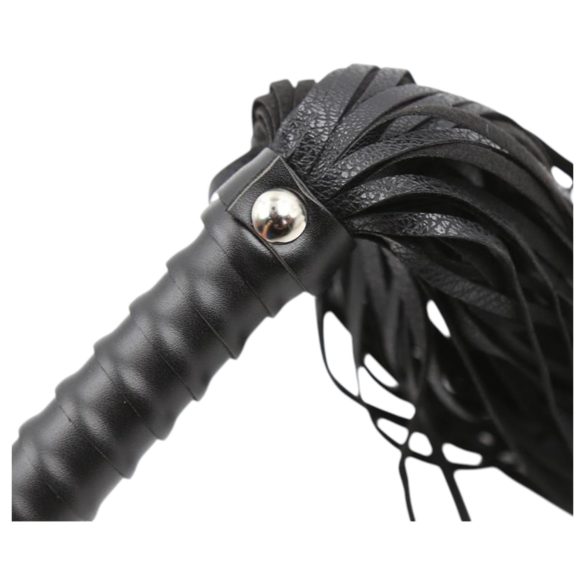 Latetobed - textúrált ostor - fekete (48cm)