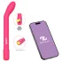 Adalet Gently - App-vezérelt G-pont és prosztata vibrátor (pink)