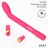 Adalet Gently - App-vezérelt G-pont és prosztata vibrátor (pink)