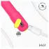 Adalet Gently - App-vezérelt G-pont és prosztata vibrátor (pink)