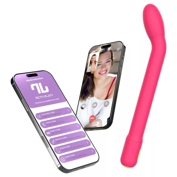 Adalet Gently - App-vezérelt G-pont és prosztata vibrátor (pink)
