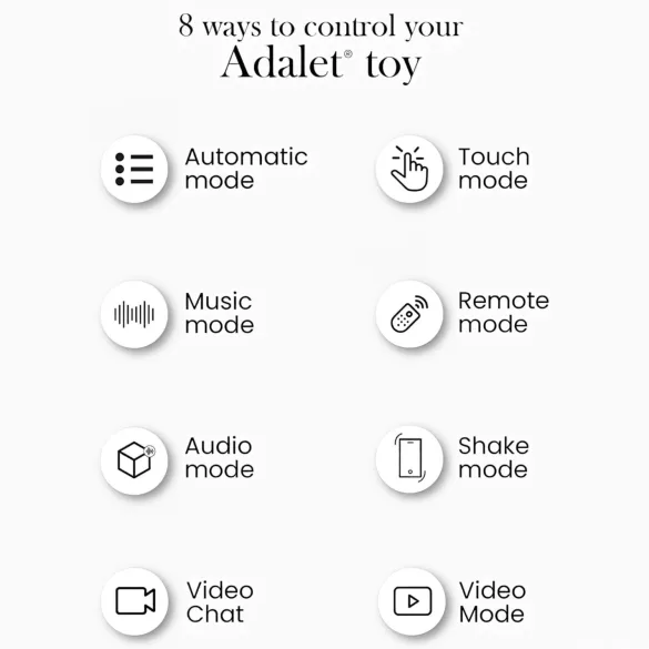 Adalet Gently - App-vezérelt G-pont és prosztata vibrátor (pink)