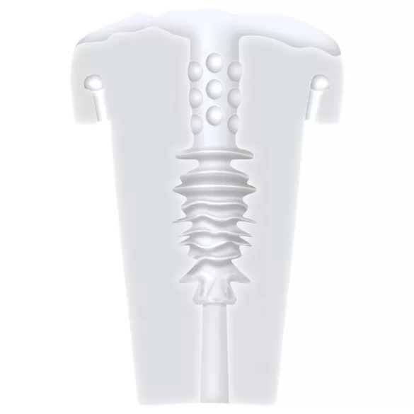 Zero Tolerance - akkus rezgő-szívó maszturbátor (átlátszó)