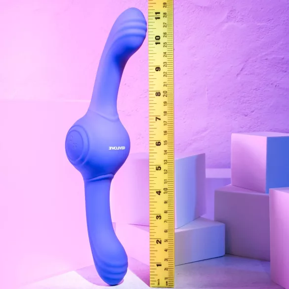 Evolved Our Gyro Vibe - akkus, rázó dupla vibrátor (lila)