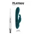 Playboy Rabbit - akkus, vízálló csiklókaros vibrátor (türkiz)