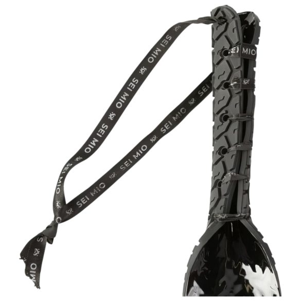 Sei Mio - kerék mintás paskoló (fekete)