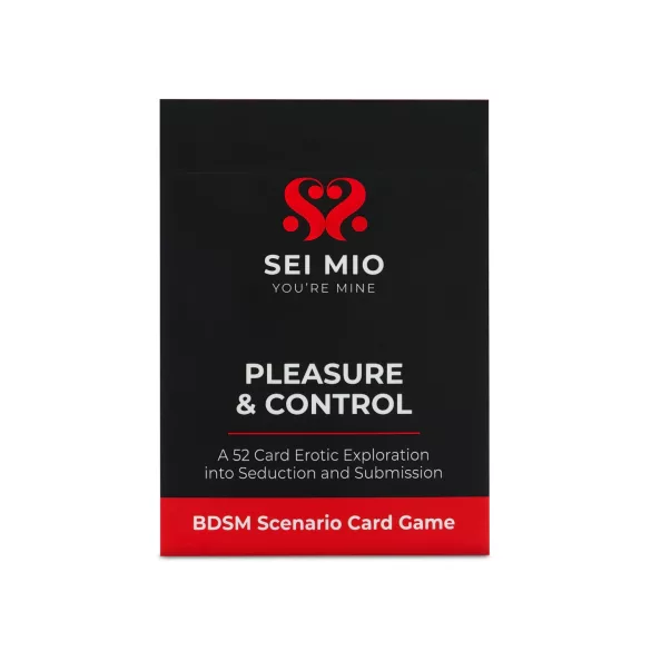 Sei Mio Pleasure & Control - BDSM kártyajáték (52 lap)
