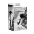 Booty Sparks Black Rose - alumínium anál plug (ezüst-fekete)