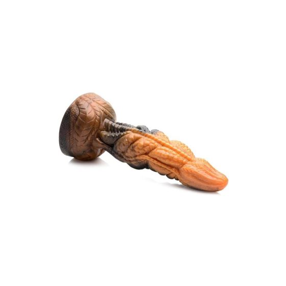 Creature Cocks Ravager - textúrált szilikon dildó - 20cm (narancs)