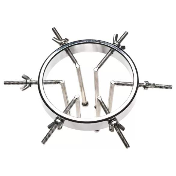 XR Brands Oculus - rozsdamentes acél tágító (ezüst)