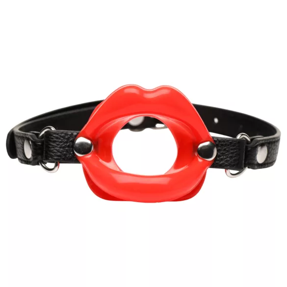XR Brands - szájpecek BDSM játékhoz (piros)