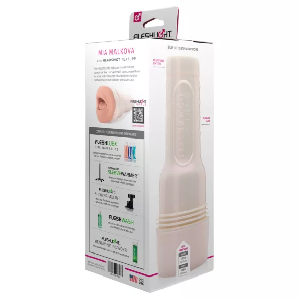 Fleshlight Mia Malkova - élethű műszáj maszturbátor (natúr)