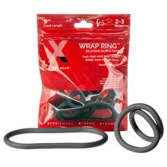   Perfect Fit Slim Wrap 9 - vékony péniszgyűrű - fekete (22cm)