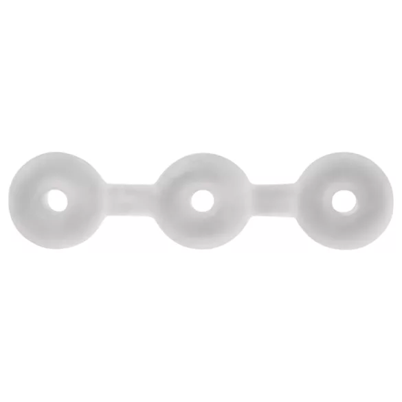 Perfect Fit Triple - péniszgyűrű trió (fehér)