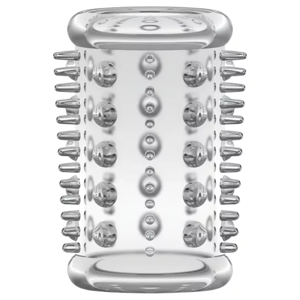 Stay Hard - apró tüskés péniszmandzsetta (átlátszó)