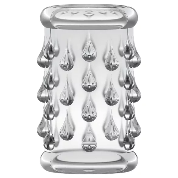 Stay Hard - gömbös péniszmandzsetta (átlátszó)