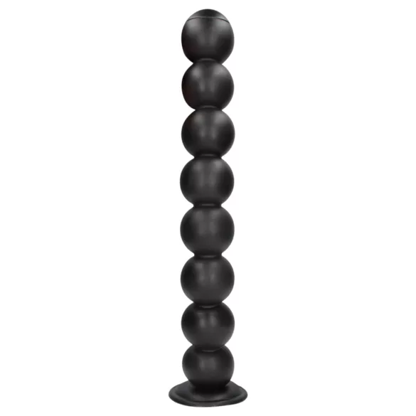Ouch! Balls of Lust - óriás anál gyöngysor (fekete) - 55 cm