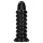 Ouch! Spiral Force - csavart anál plug (fekete) - 23,5 cm