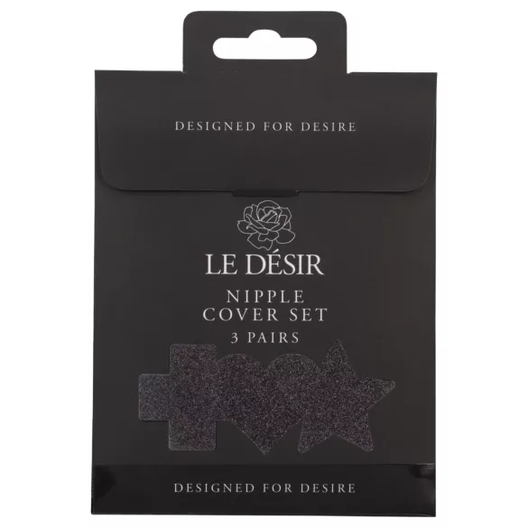 Le Désir - bimbómatrica szett - 3 pár (fekete)