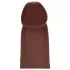 RealRock - dupla sűrűségű élethű dildó (barna) - 15,5 cm