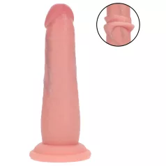   RealRock - dupla sűrűségű élethű dildó (testszínű) - 15,5 cm