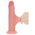 RealRock - dupla sűrűségű élethű dildó (testszínű) - 15,5 cm