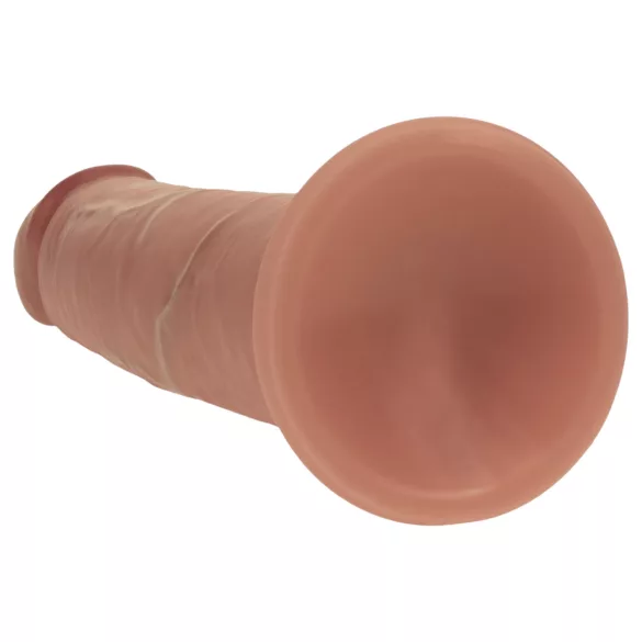 RealRock - dupla sűrűségű élethű dildó (napbarnított) - 15,5 cm