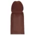 RealRock - dupla sűrűségű élethű dildó (barna) - 18,5 cm