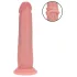 RealRock - dupla sűrűségű élethű dildó (testszínű) - 18,5 cm