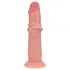 RealRock - dupla sűrűségű élethű dildó (testszínű) - 18,5 cm