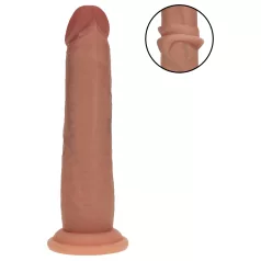   RealRock - dupla sűrűségű élethű dildó (napbarnított, 18,5 cm)
