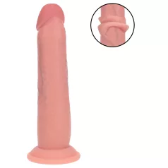   RealRock - dupla sűrűségű élethű dildó (testszínű) - 20,5 cm