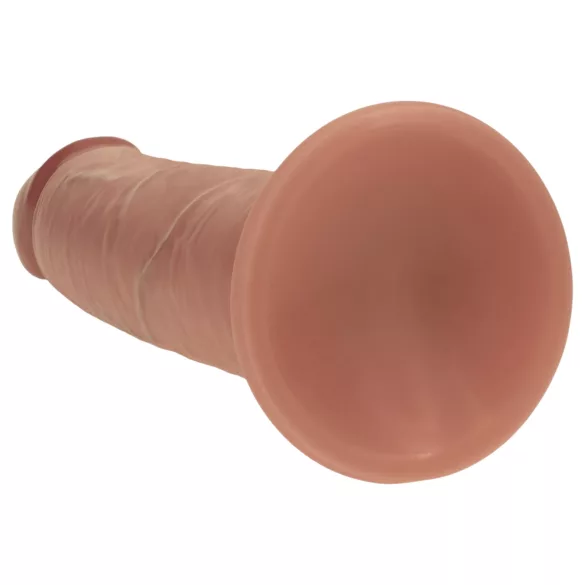 RealRock - dupla sűrűségű élethű dildó (napbarnított) - 20,5 cm