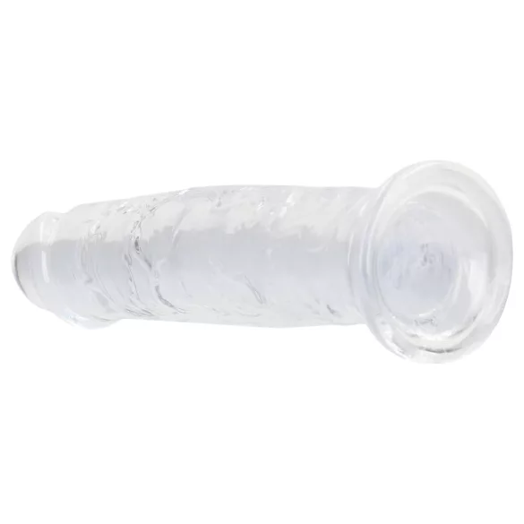 RealRock - élethű dildó tapadókoronggal (átlátszó) - 12,7 cm
