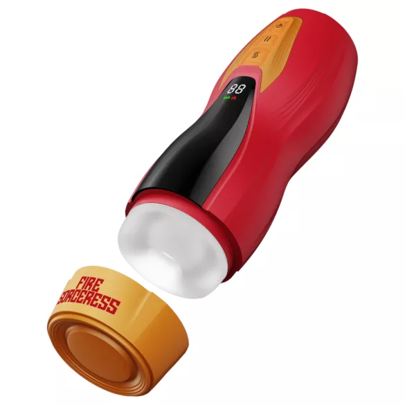 Masturs Solara - melegítő fel-le mozgó AR maszturbátor (piros)