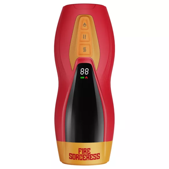 Masturs Solara - melegítő fel-le mozgó AR maszturbátor (piros)