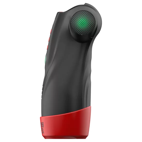 Masturs Raven - szopó-rezgő AR maszturbátor (fekete)