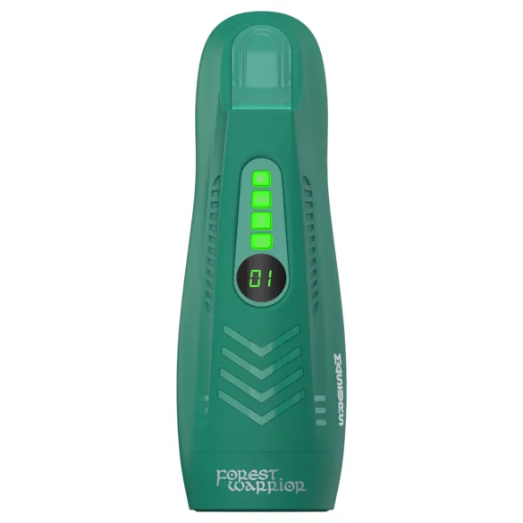 Masturs Ayla - nyögő szívó-rezgő AR maszturbátor (zöld)