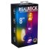 REALROCK - herés, világító vibrátor - 20cm