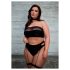 Le Désir Plus Size - 3 részes fehérnemű szett - fekete (XL-4XL)