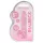 RealRock - átlátszó élethű dildó (pink, 15 cm)