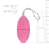 EasyToys - hordható 7 ritmusú rádiós vibrotojás (pink)