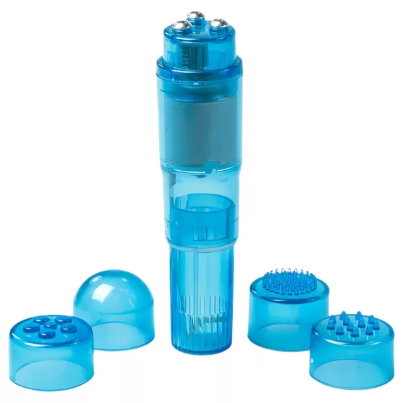 EasyToys Pocket Rocket - vibrátoros szett (kék, 5 részes)