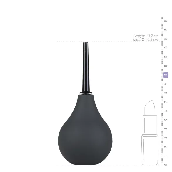 EasyToys - anál zuhany - kicsi (fekete)