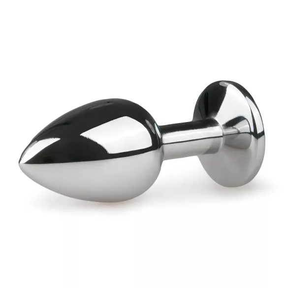 EasyToys - fém anál plug (ezüst-fehér)