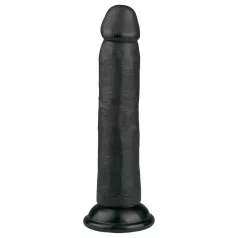 Easytoys - tapadókorongos élethű dildó (20,5cm) - fekete