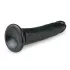 EasyToys - tapadókorongos élethű dildó (20,5 cm, fekete)